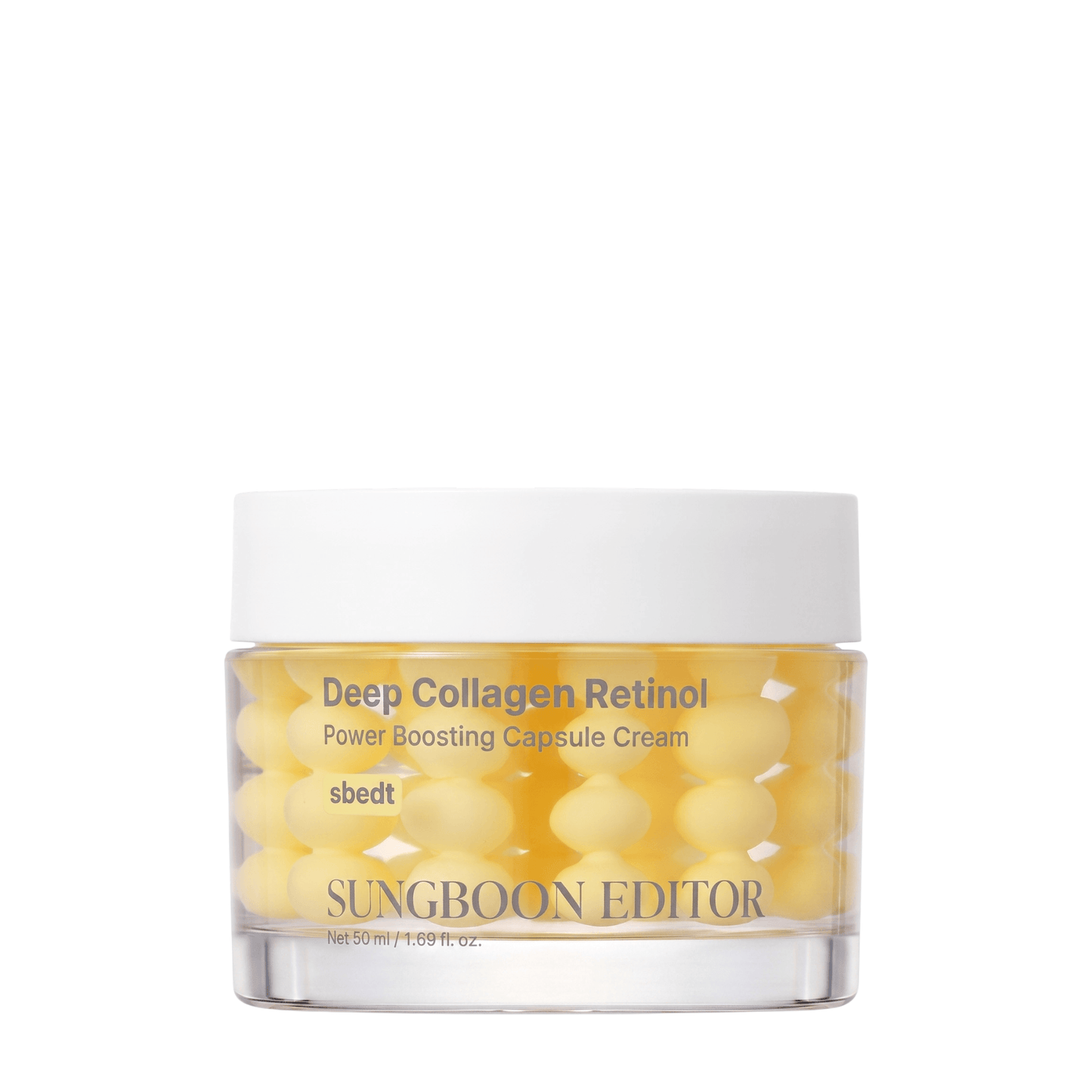 SUNGBOON EDITOR Deep Collagen Retinol Power Boosting Capsule Cream stangrinantis veido kremas 50ml