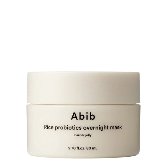 Abib Rice Probiotics Overnight Mask Barrier Jelly veido kaukė 80ml