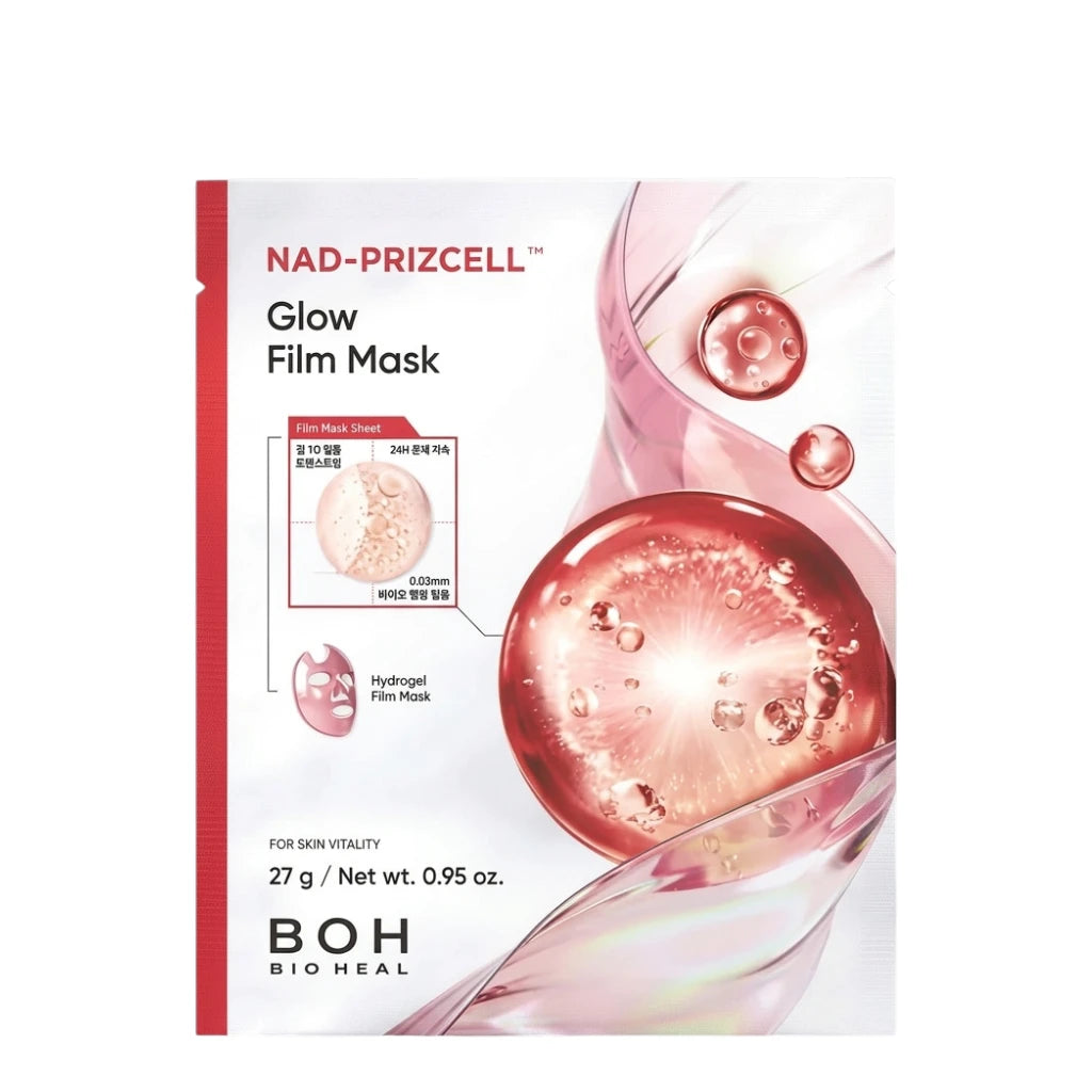 BIOHEAL BOH NAD-PRIZCELL Glow Film Mask veido kaukė 27g