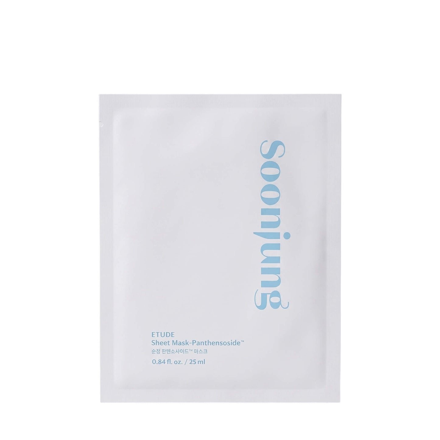 Etude SoonJung Panthensoside Sheet Mask veido kaukė 25ml