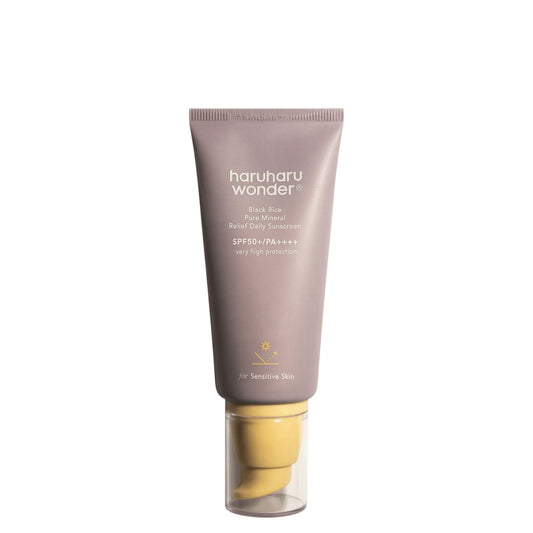 Haruharu Wonder Black Rice Pure Mineral Relief Daily Sunscreen SPF50+PA++++ apsauginis kremas nuo saulės 50ml