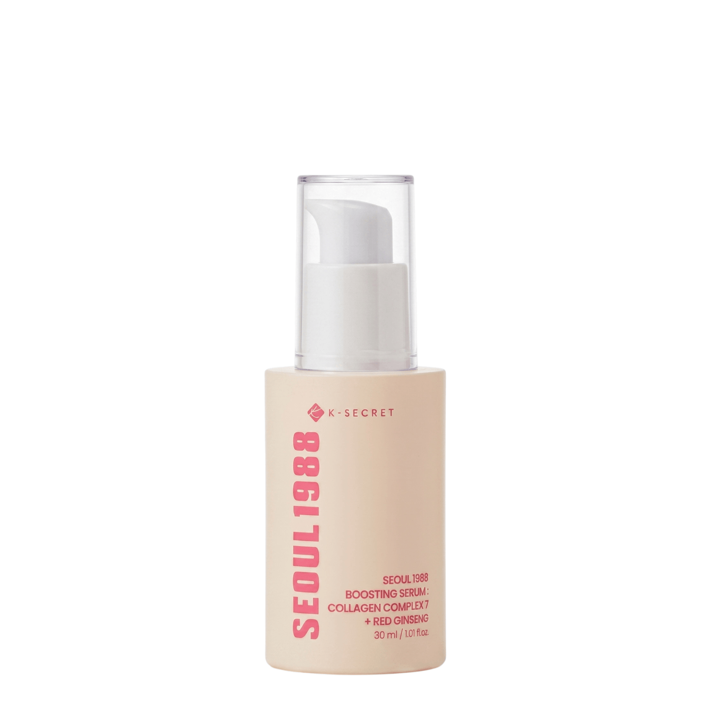 K-SECRET SEOUL 1988 Boosting Serum: Collagen Complex 7 + Red Ginseng serumas su kolagenu 30ml
