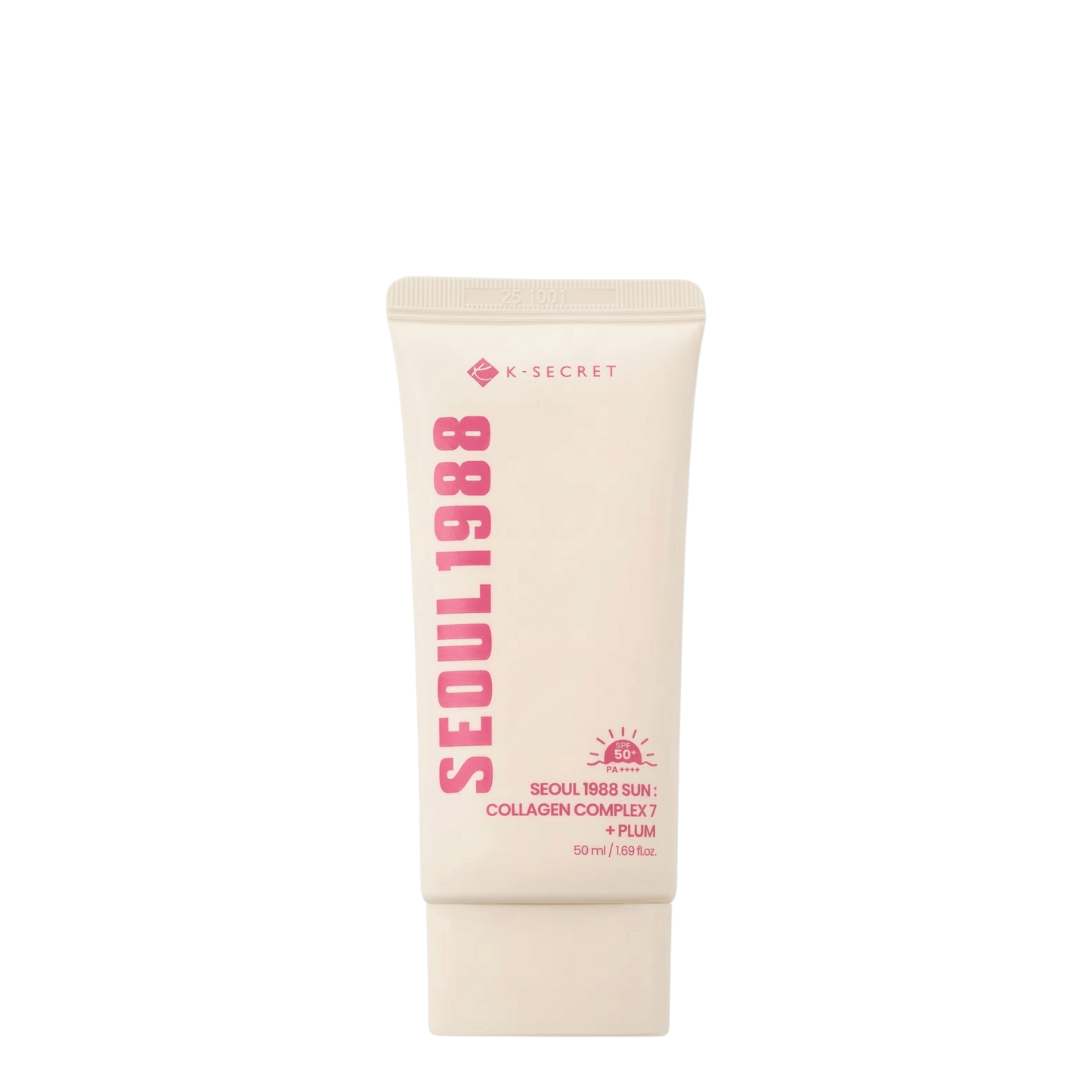 K-SECRET SEOUL 1988 Sun : Collagen Complex 7 + Plum SPF50+ PA++++ apsauginis kremas nuo saulės 50ml