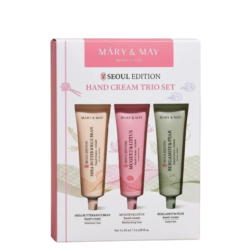 Mary&May Seoul Edition Hand Cream Trio Set rankų kremas (3 x 50ml)