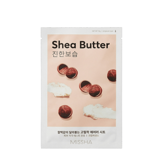 Missha Airy Fit Shea Butter Sheet Mask veido kaukė 19g