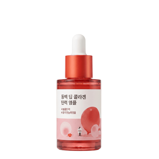 Round Lab Camellia Deep Collagen Firming Ampoule stangrinanti ampulė su kolagenu 30ml