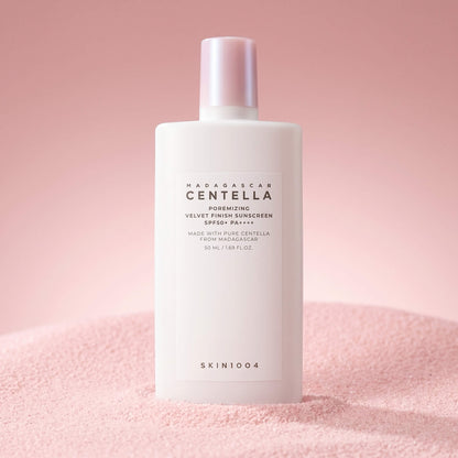 SKIN1004 Madagascar Centella Poremizing Velvet Finish Sunscreen SPF50+ PA++++ apsauginis kremas nuo saulės 50ml