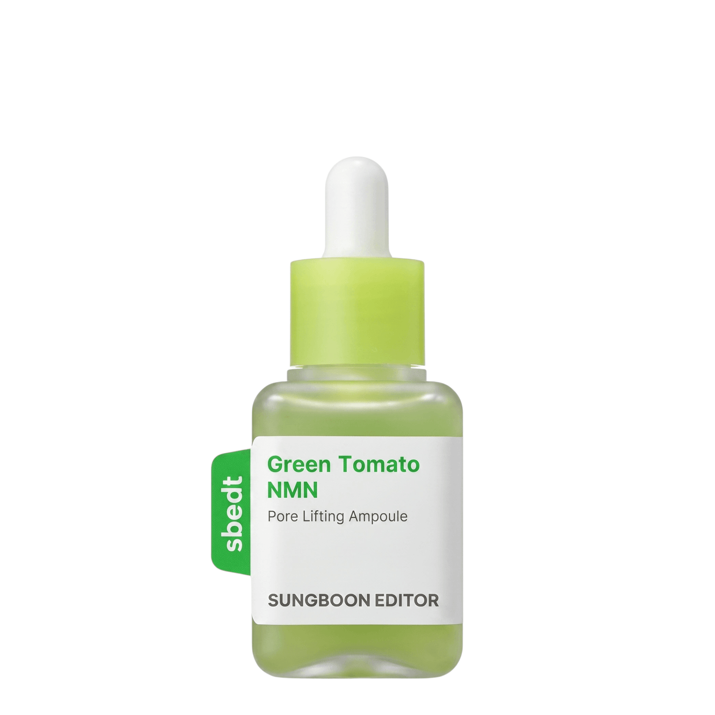 SUNGBOON EDITOR Green Tomato NMN Pore Lifting Ampoule poras mažinanti veido ampulė 40ml