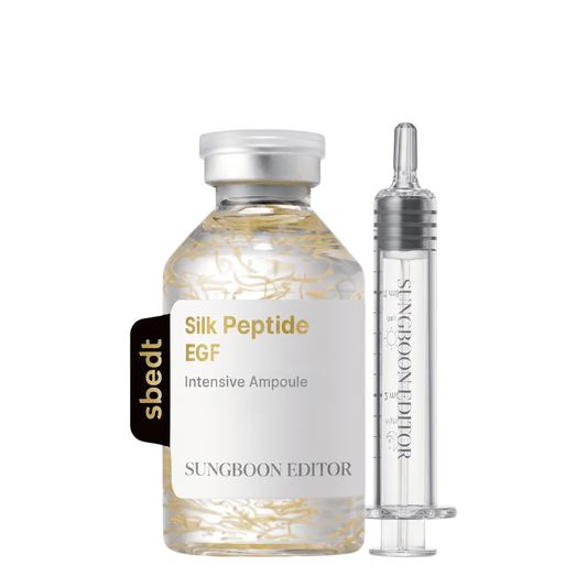 SUNGBOON EDITOR Silk Peptide EGF Intensive Ampoule stangrinanti veido ampulė 40ml