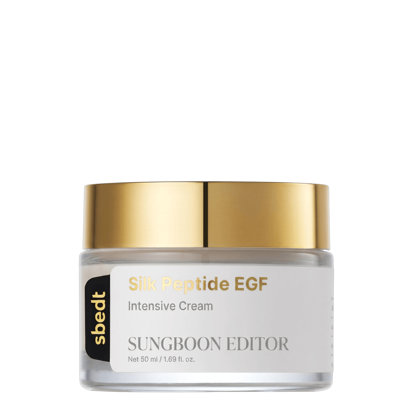 SUNGBOON EDITOR Silk Peptide EGF Intensive Cream stangrinantis veido kremas 50ml