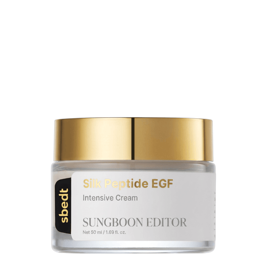 SUNGBOON EDITOR Silk Peptide EGF Intensive Cream veido kremas