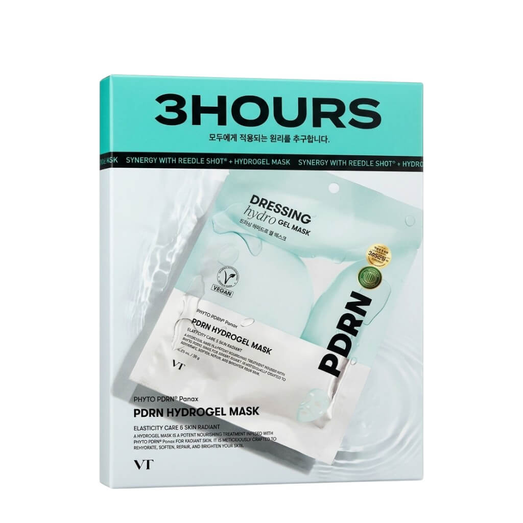 VT Cosmetics PDRN Hydrogel Mask veido kaukė (4 vnt.)